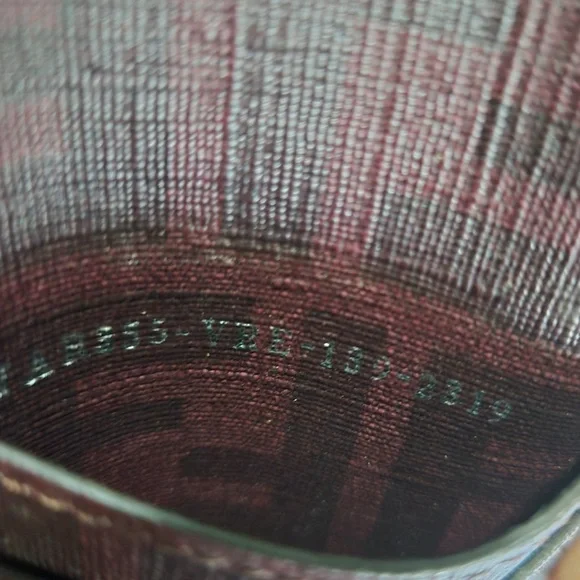 Fendi Burgundy Card Holder. Full inclusion with coa. - Picture 3 of 10